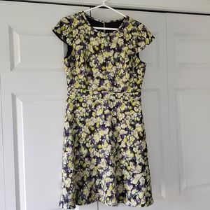 Womens J.Crew Green Floral Dress. US size 6